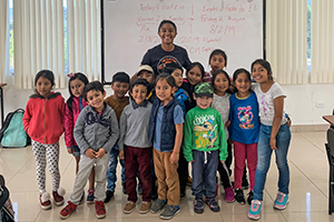Erin Addison, a 2013 Weddington High School graduate teaching in Ecuador